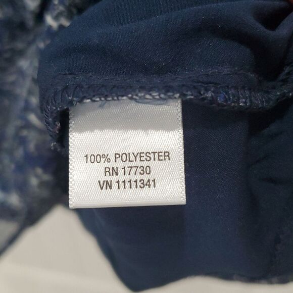 Converse One Star Womans Paisley Blue, sleeveless dress,size XL - Picture 6 of 7